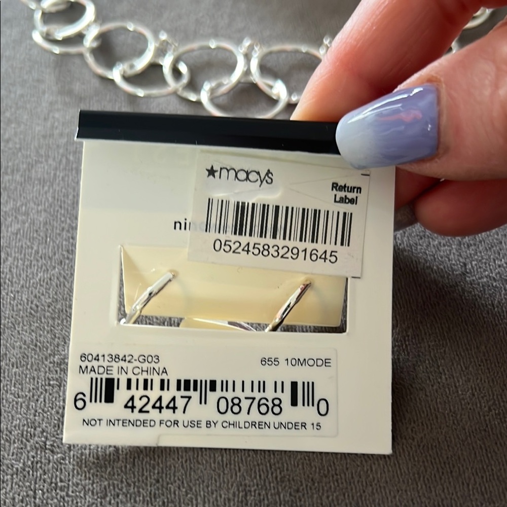 Nine West Silver Jewelry Set NWT - Picture 3 of 7